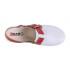 Odpružená zdravotná obuv MED25 - Biela s červenou
